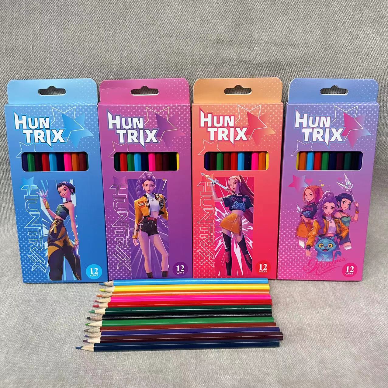 Woodworking Tv - Cute Anime Colored Pencils 12Pcs HB