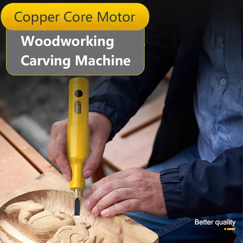 Woodworking Class - 20PCS Blade Electric Engraving Machine Set