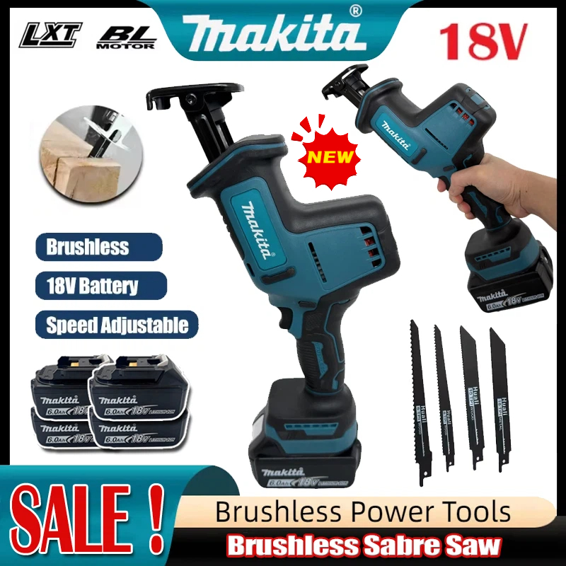 Woodworking Power Tools - 2026 Makita Cordless Brushless Reciprocating Saw