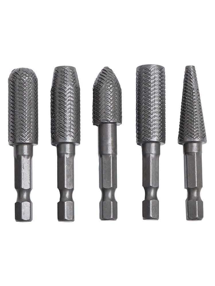 Woodworking Files And Rasps - 5Pcs Rotary Rasp 1/4inch Hex Shank