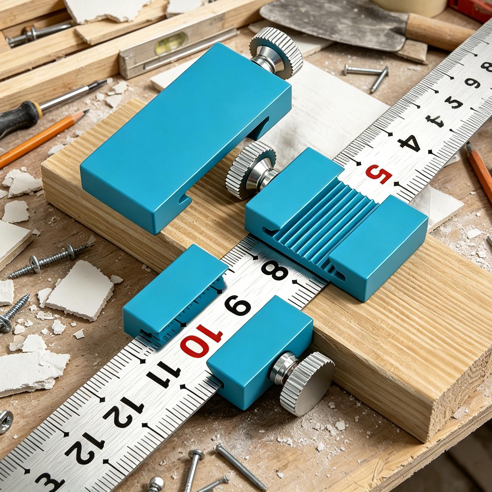 Woodworking Ruler - Carpentry Tools Carpentry Ruler Positioning Scribing