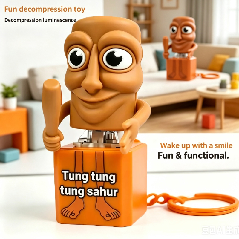 Woodworking Hobbies - New Tung Tung Tung Sahur Keychain