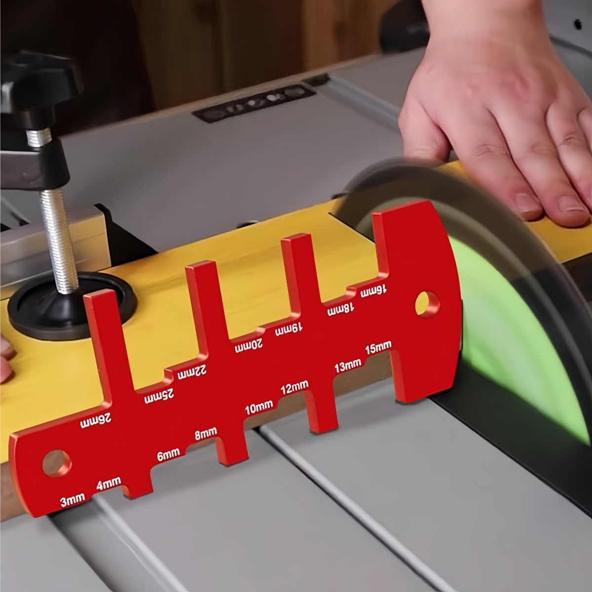 Woodworking Ruler - Woodworking Saw Height Gauge | Table