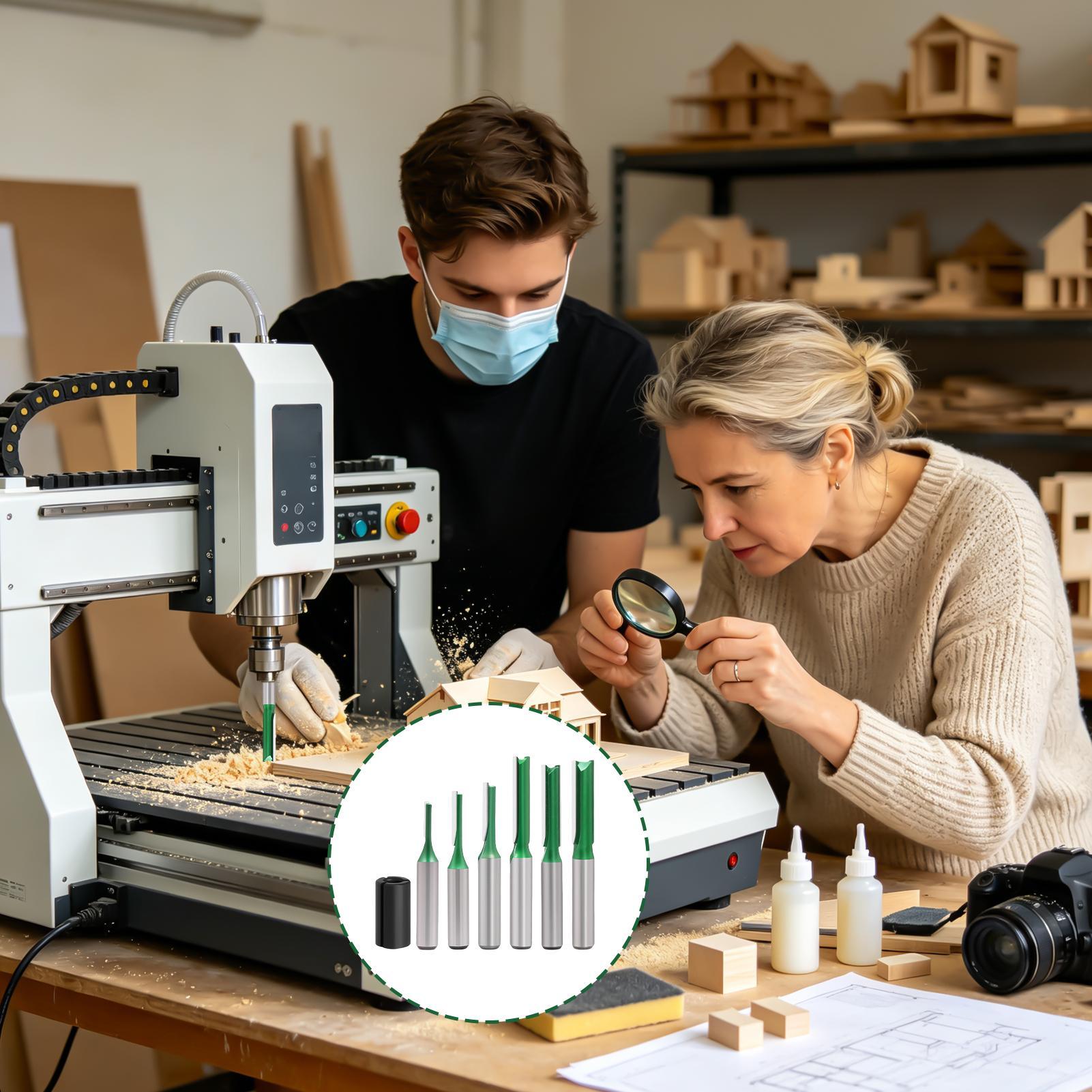 Straight Router Bits 0.3 Inch  - огляд і ціна Woodworking Groove