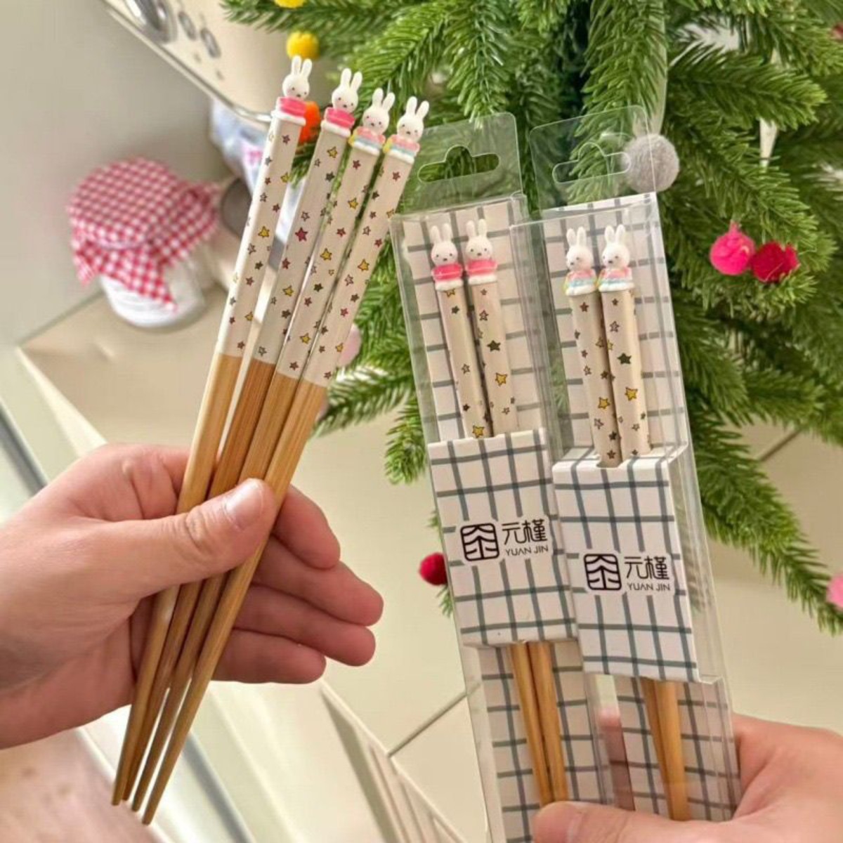Kawaii Miffy Rabbit Chopsticks - огляд і ціна Woodworking Tv