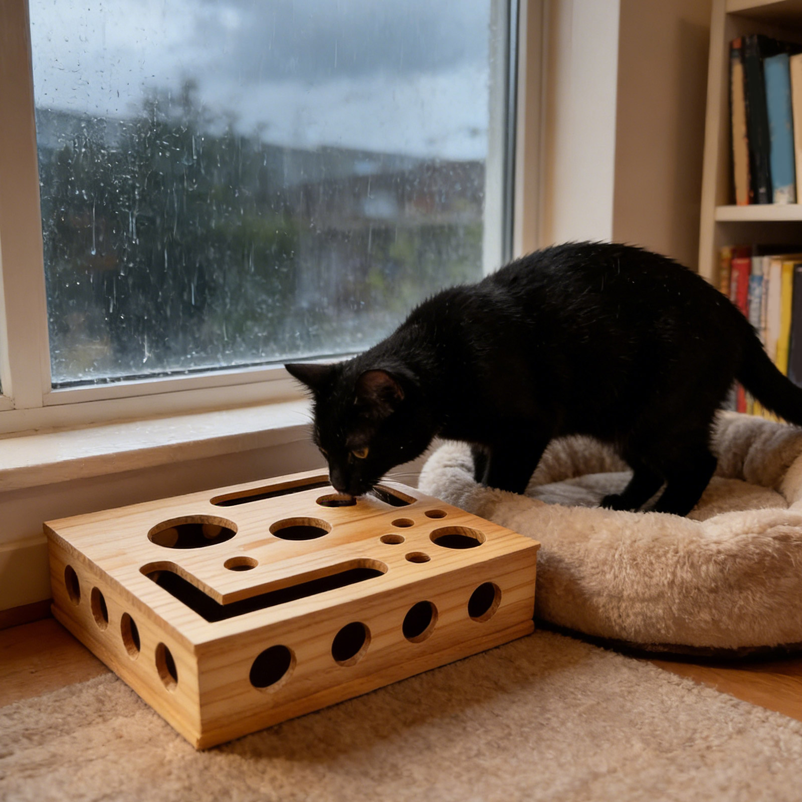 Cat Nail File Enrichment Box W - огляд і ціна Woodworking Magazine