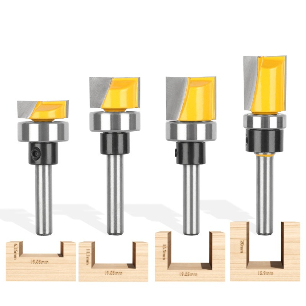 1/4Inch Shank Flush Trim Route - огляд і ціна Woodworking Router Templates