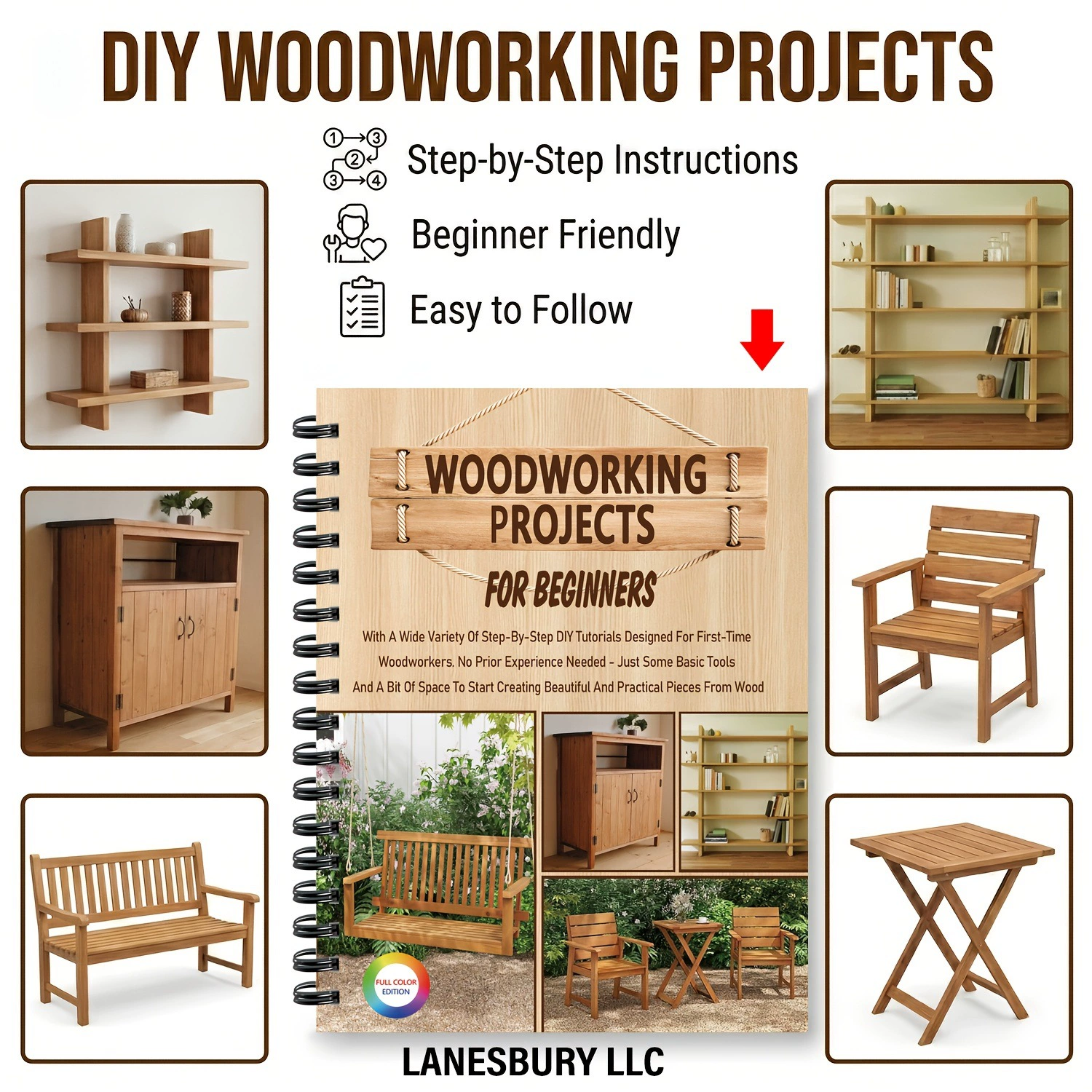 Woodworking Projects Book For  - огляд і ціна Woodworking Ebook