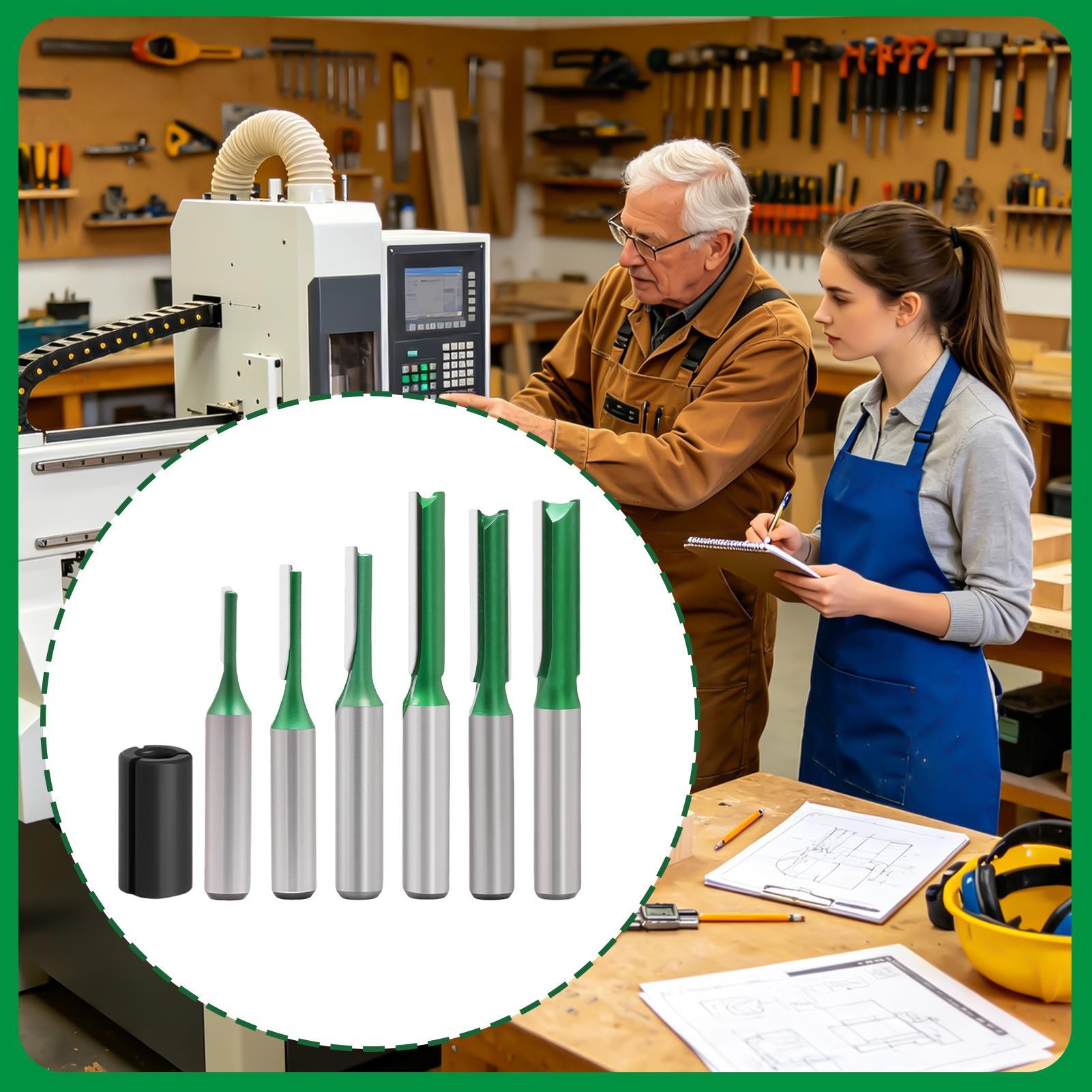 Straight Router Bit 0.3 Inch S - огляд і ціна Woodworking Groove