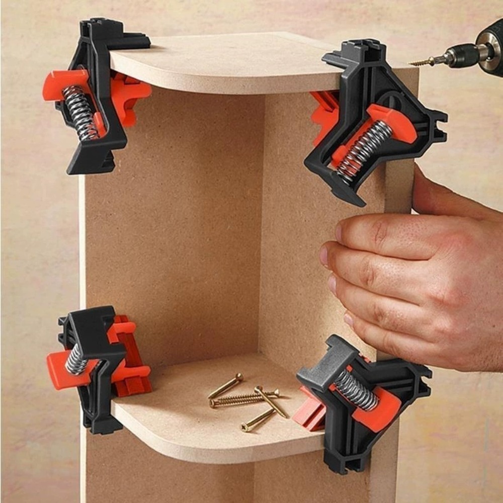 4pcs 90° Right Angle Clamp Fix - огляд і ціна Woodworking Groove