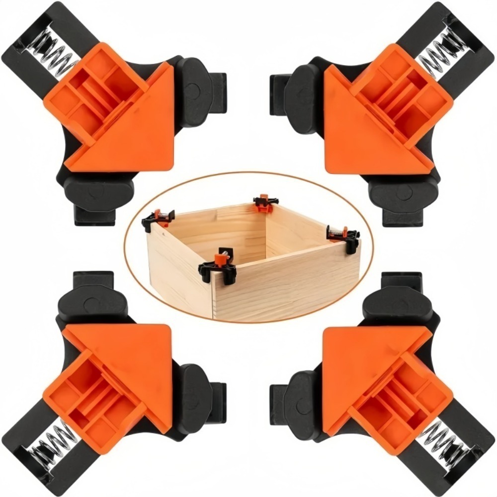 4pcs 90° Right Angle Clamp Fix - огляд і ціна Woodworking Groove