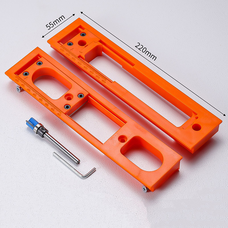 1Pc Hinge Mortise Template Inv - огляд і ціна Woodworking Router Templates