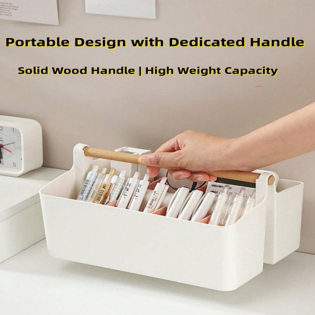 Desktop File Organizer Bin wit - огляд і ціна Woodworking Magazine