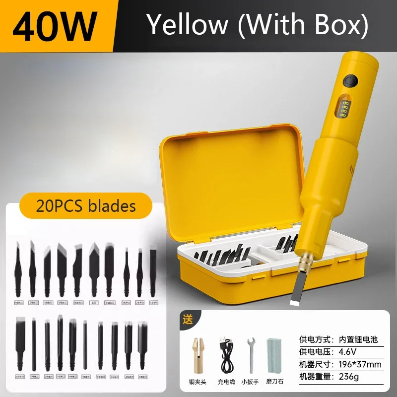 20PCS Blade Electric Engraving - огляд і ціна Woodworking Class