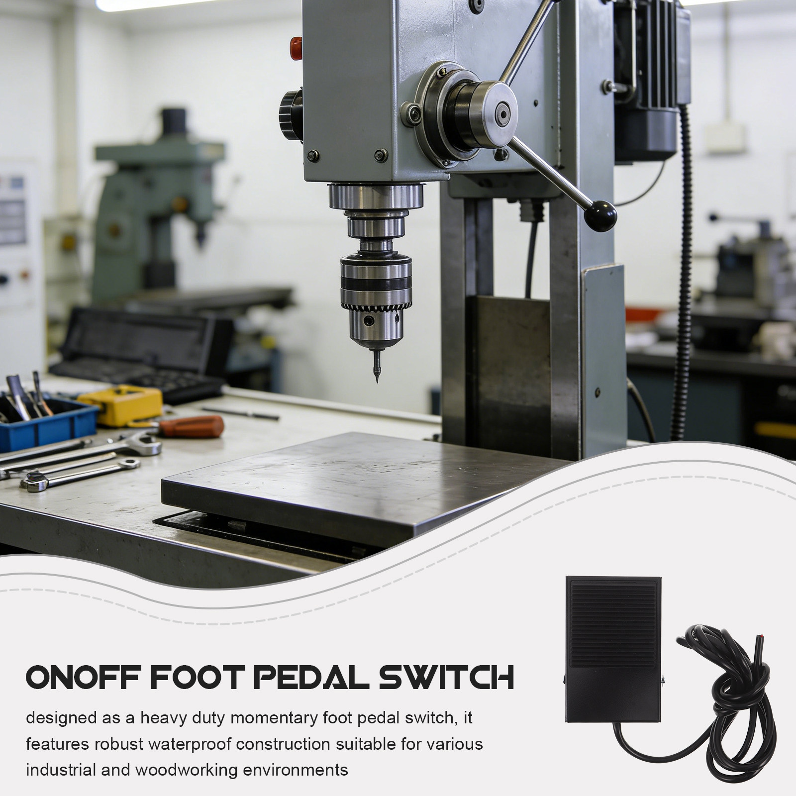 Momentary Foot Pedal Switch fo - огляд і ціна Woodworking Machine