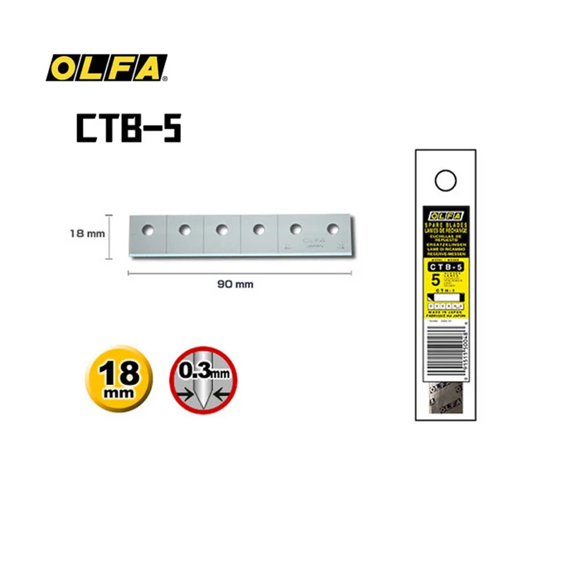OLFA CTB-5 5pcs Carton Cutter  - огляд і ціна Woodworking In Japan