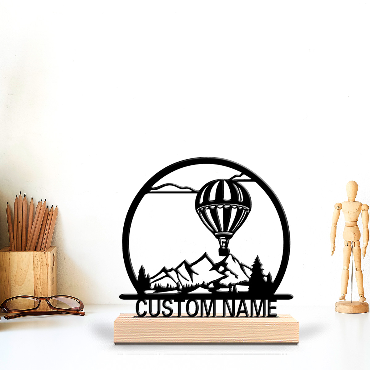 1pc Hot air balloon Customized - огляд і ціна Woodworking Crafts