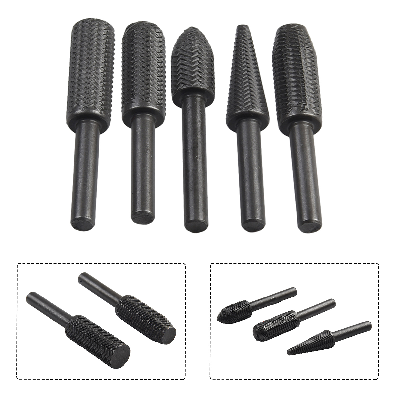 5Pcs Double Cut Rotary Rasp Fi - огляд і ціна Woodworking Files And Rasps
