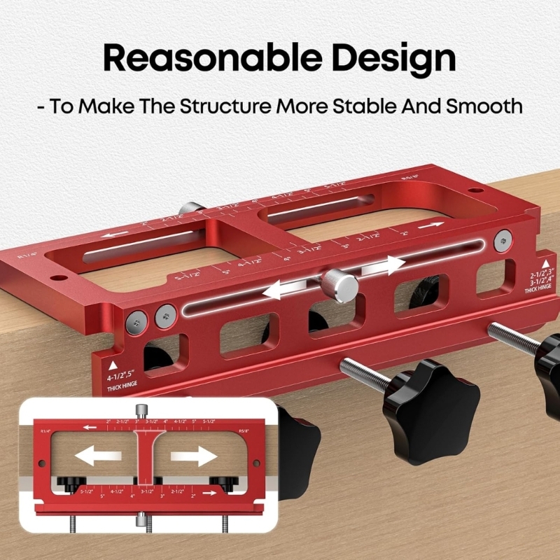 203F Door Hinge Mortiser Hinge - огляд і ціна Woodworking Router Templates