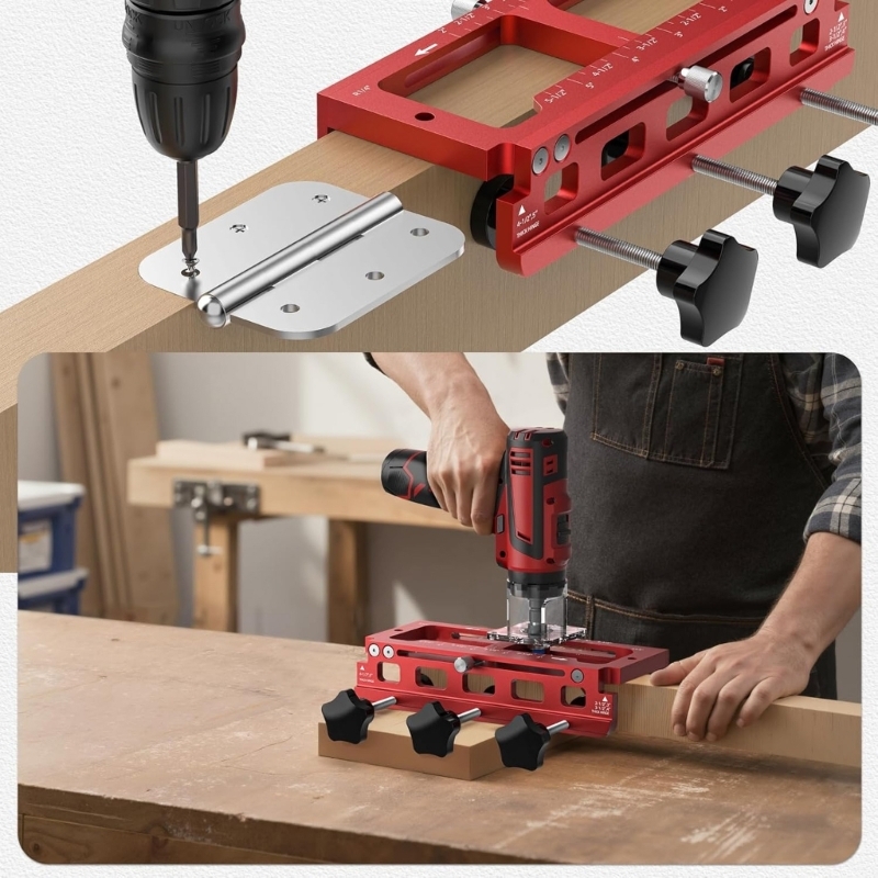 203F Door Hinge Mortiser Hinge - огляд і ціна Woodworking Router Templates