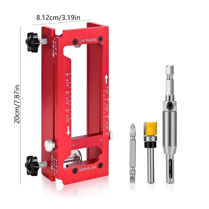 203F Door Hinge Mortiser Hinge - огляд і ціна Woodworking Router Templates