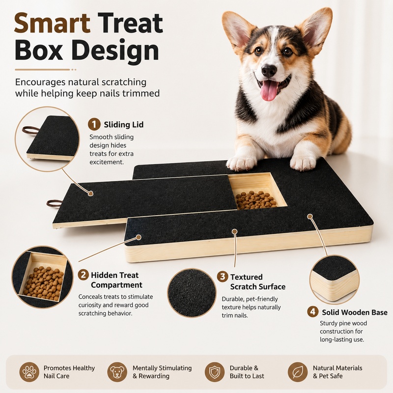 Wooden Dog Nail Scratch Board  - огляд і ціна Woodworking Magazine