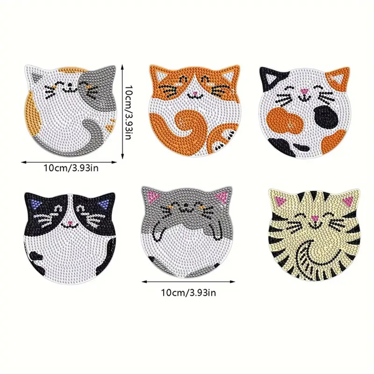 6 Pieces/set DIY Cat Rhineston - огляд і ціна Woodworking Hobbies