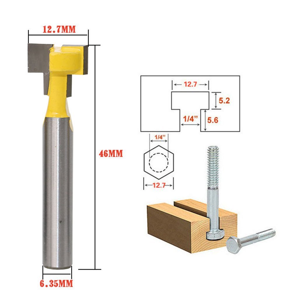 A11I 1/4 inch Shank T-Slot Cut - огляд і ціна Woodworking Power Tools
