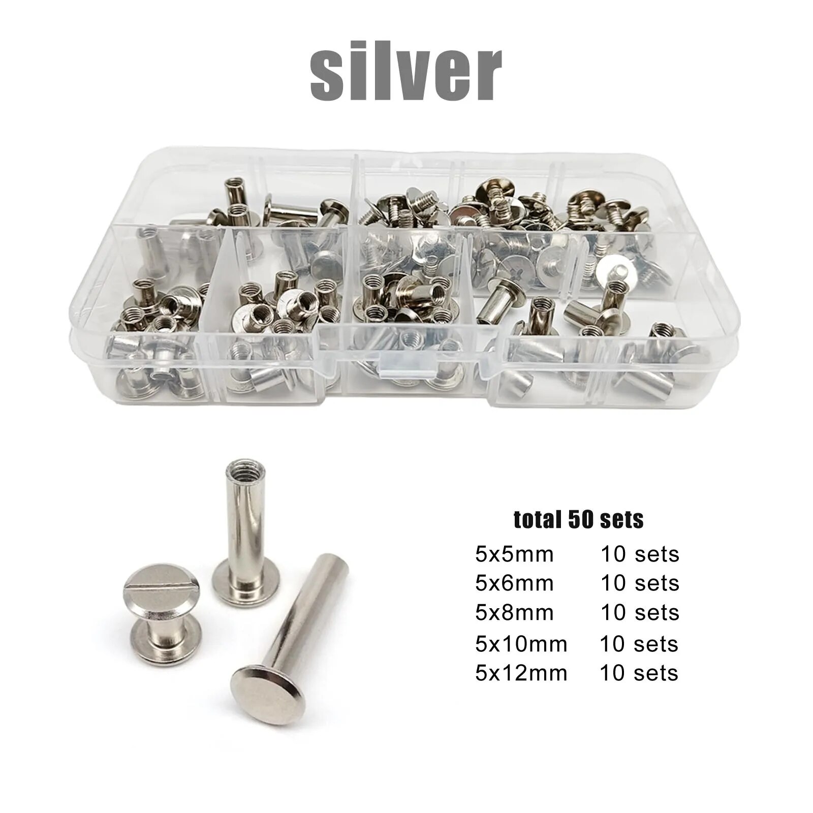 50 Set Rivet Chicago Screw Pos - огляд і ціна Woodworking Ebook