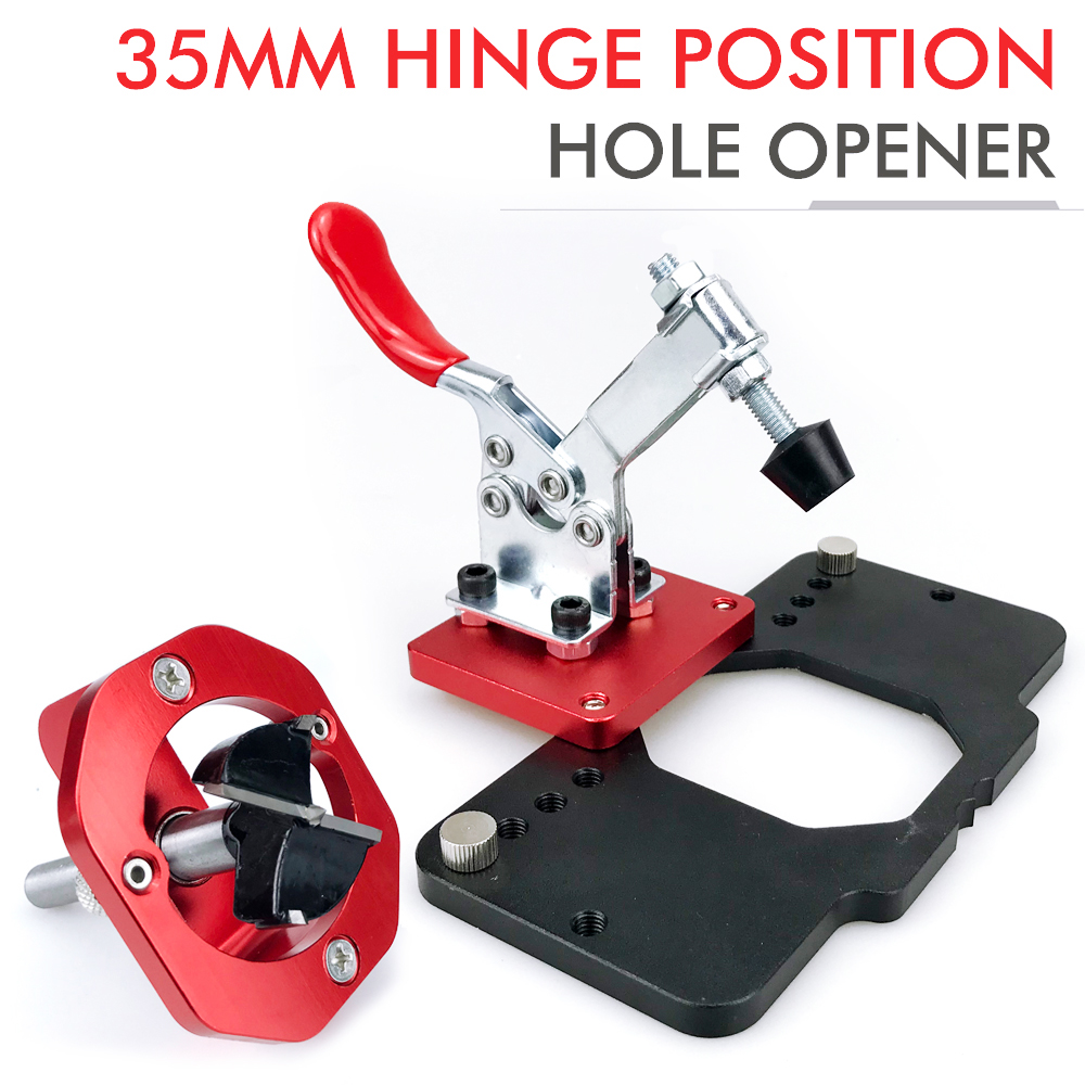 35mm Concealed Door Hinge Jig  - огляд і ціна Woodworking Router Templates