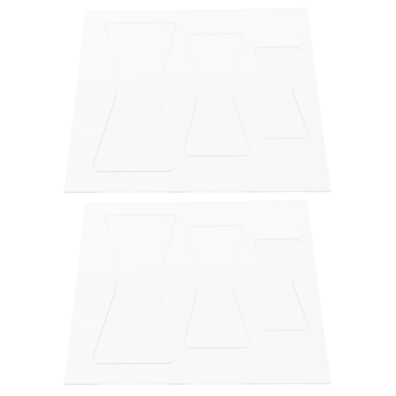 2Pcs Acrylic Woodworking Templ - огляд і ціна Woodworking Router Templates
