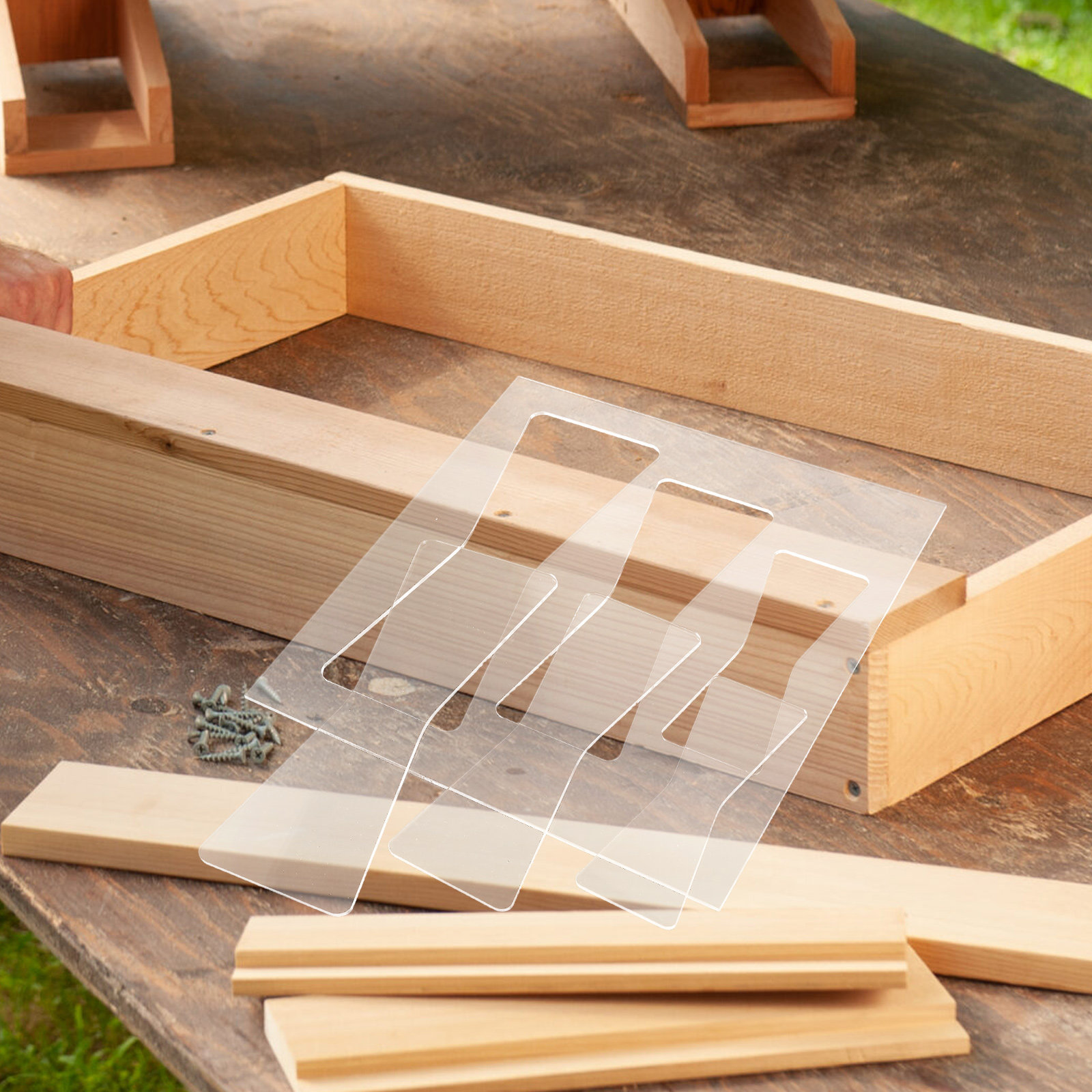 2Pcs Acrylic Woodworking Templ - огляд і ціна Woodworking Router Templates