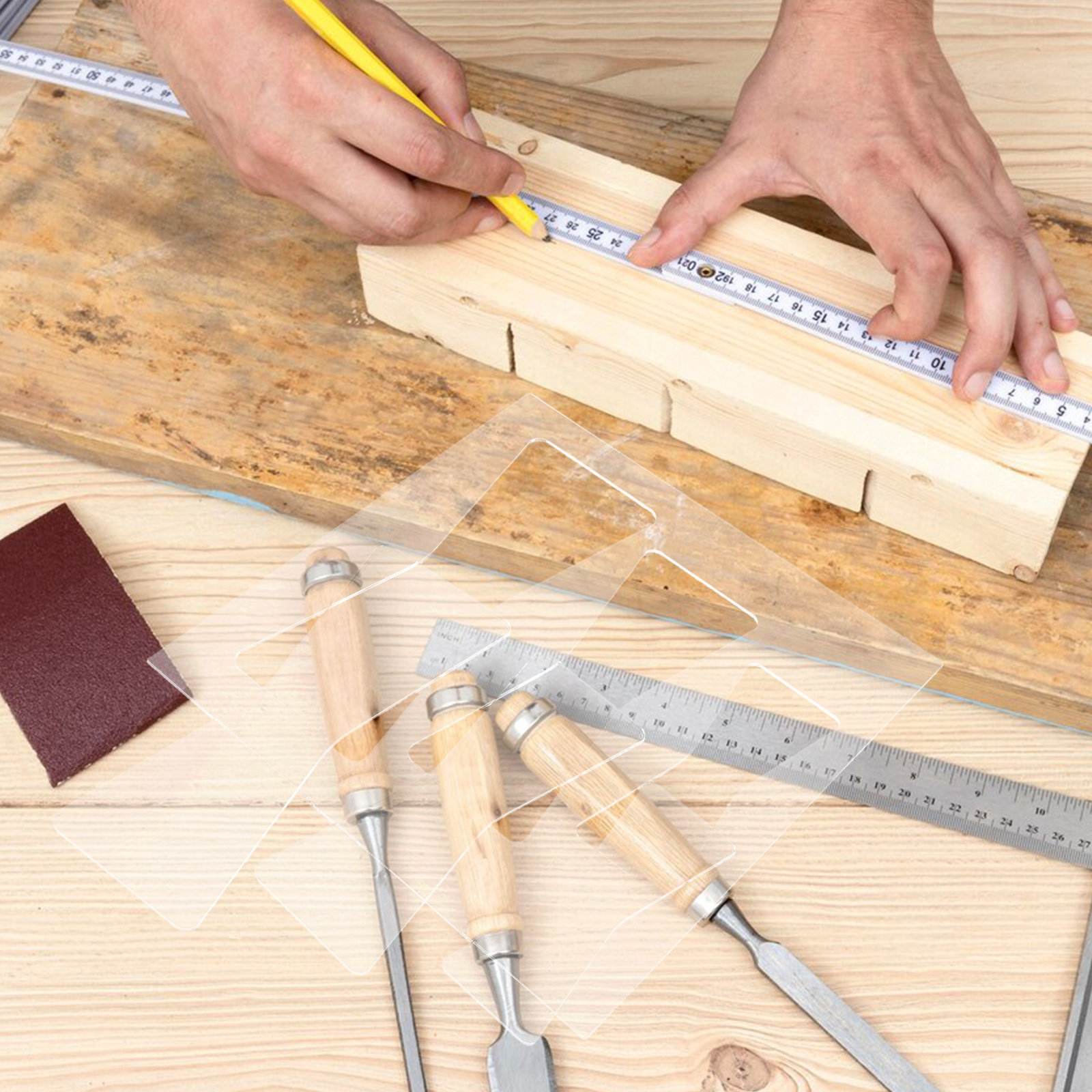 2Pcs Acrylic Woodworking Templ - огляд і ціна Woodworking Router Templates