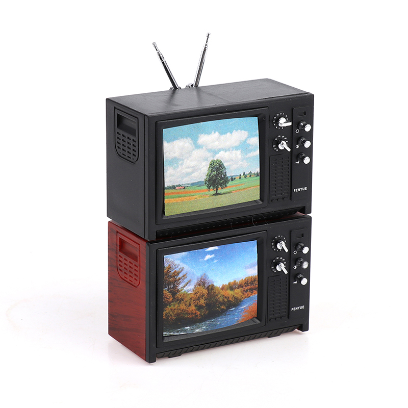 1pc 1/12 Dollhouse Mini Televi - огляд і ціна Woodworking Tv