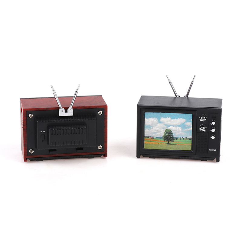 1pc 1/12 Dollhouse Mini Televi - огляд і ціна Woodworking Tv