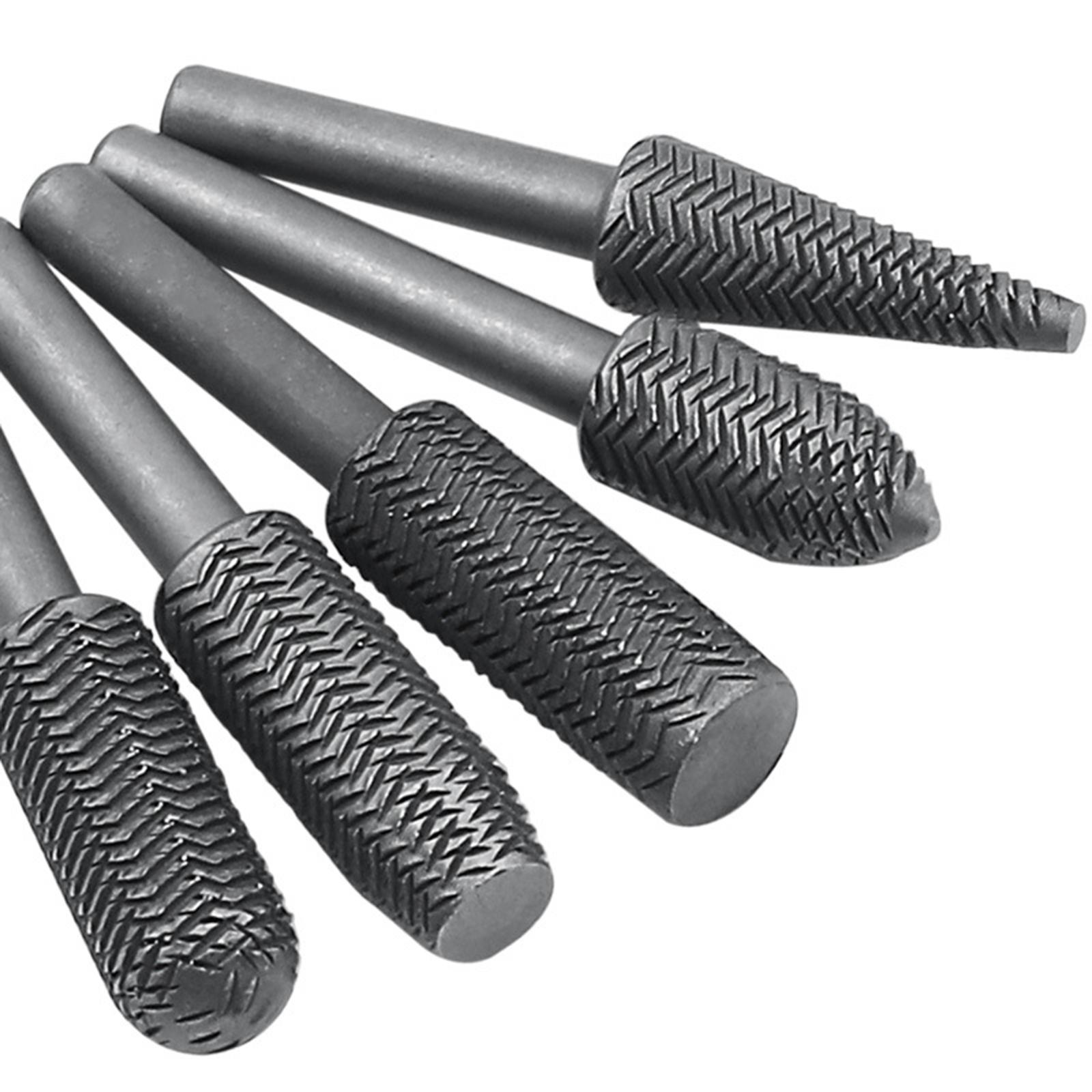 5x Steel Rotary Burr Set Carvi - огляд і ціна Woodworking Files And Rasps